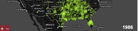 WalMart's Mapped Rise Across America