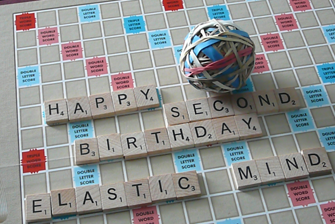 It's Elastic Mind's 2nd birthday! It's Elastic Mind's 2nd birthday!